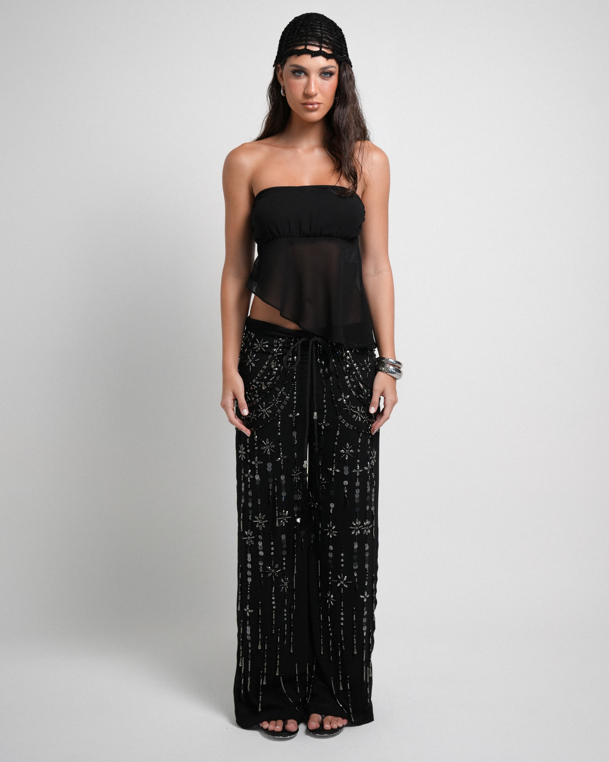 Calça Helena Bordada