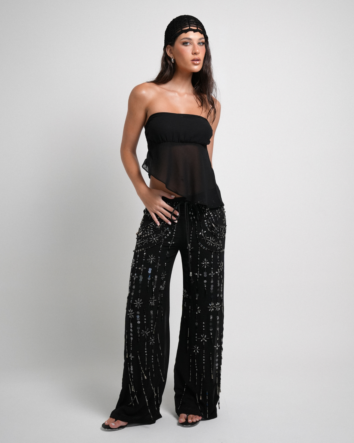 Calça Helena Bordada