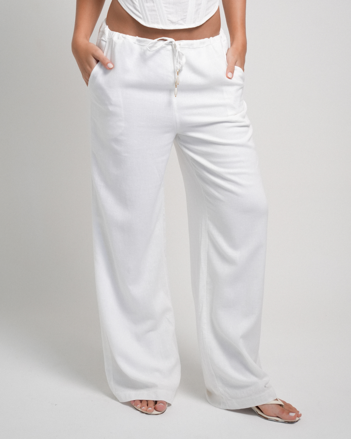 Calça Pantalona Summer Linho