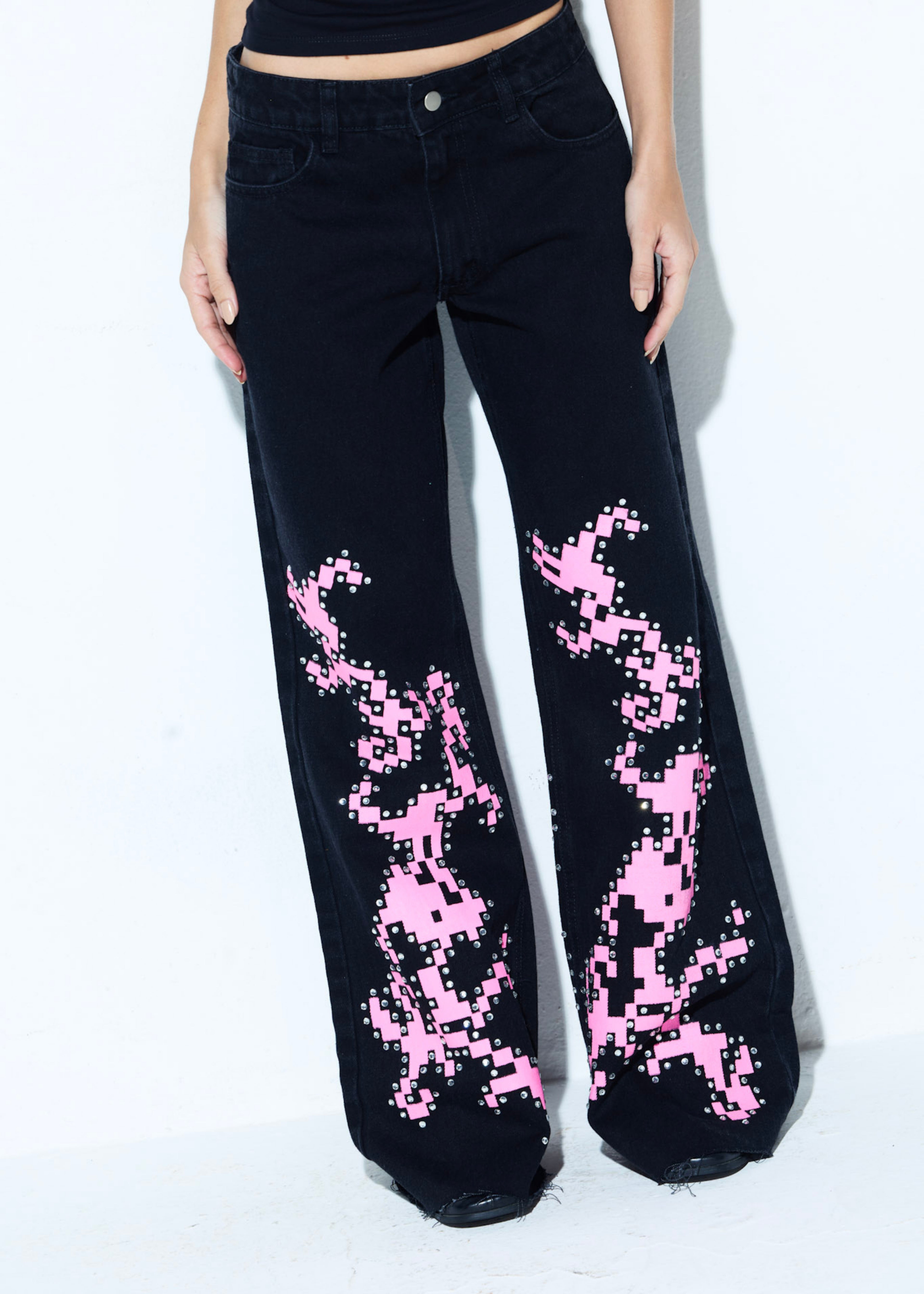 Calça Jeans Mystic Silk Pink