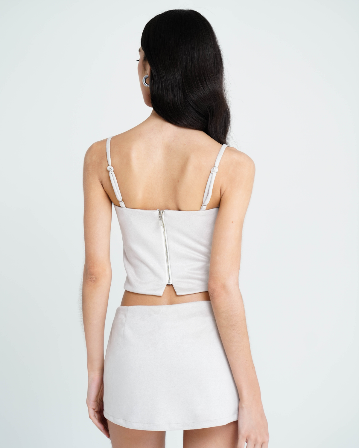 Blusa Corset Suede