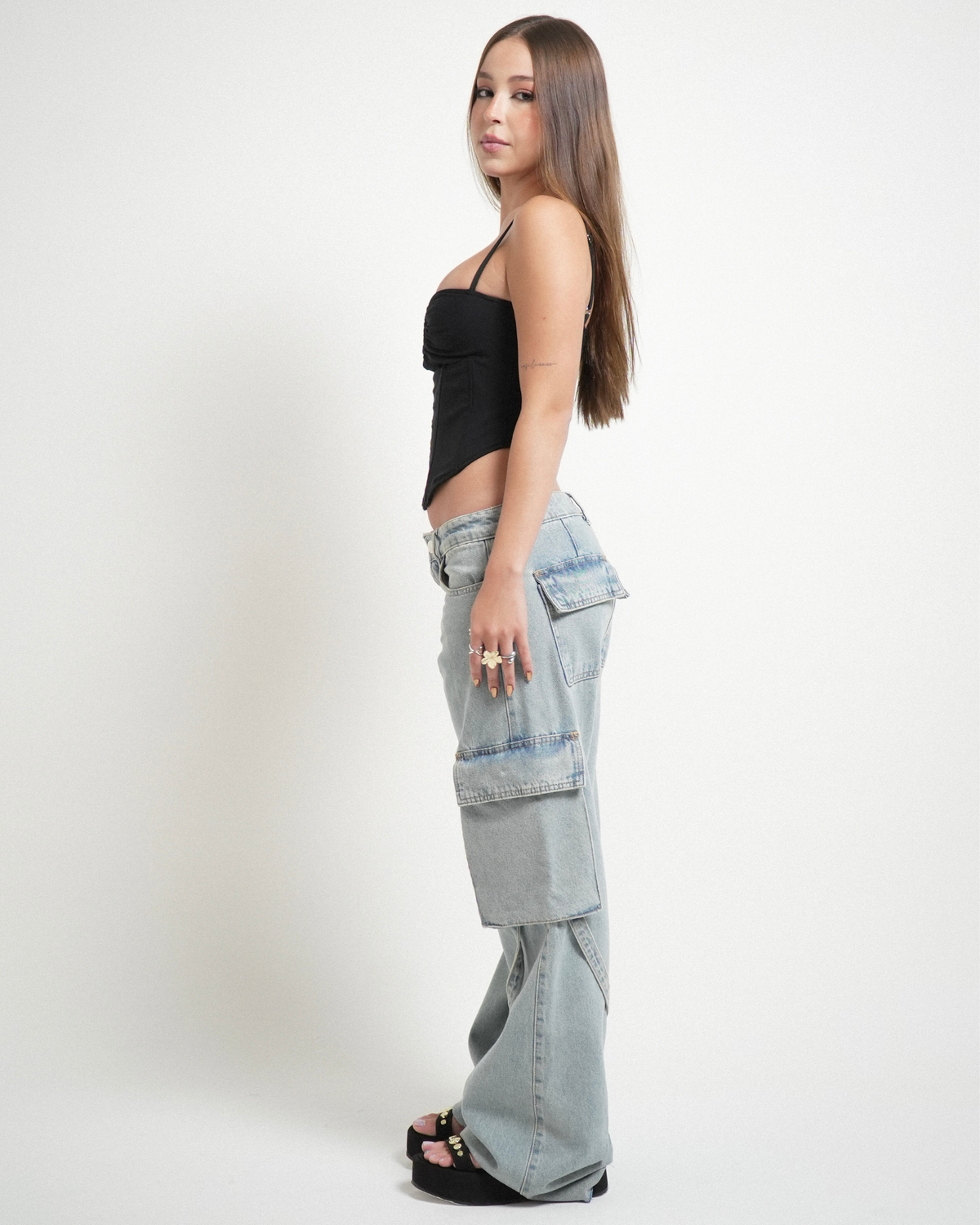 Calça Jeans Mystic Cargo Dirty