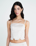 Blusa Corset Suede