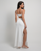 Vestido Longo Solar Tricot