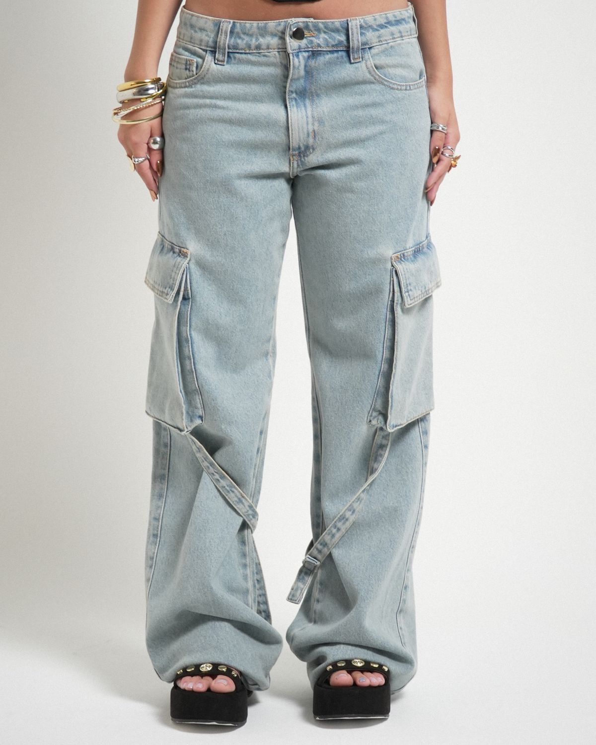 Calça Jeans Mystic Cargo Dirty