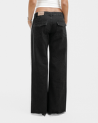 [PRÉ VENDA] Calça Jeans Com Franjas Bordadas
