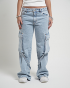 Calça Jeans Mystic Cargo Clara