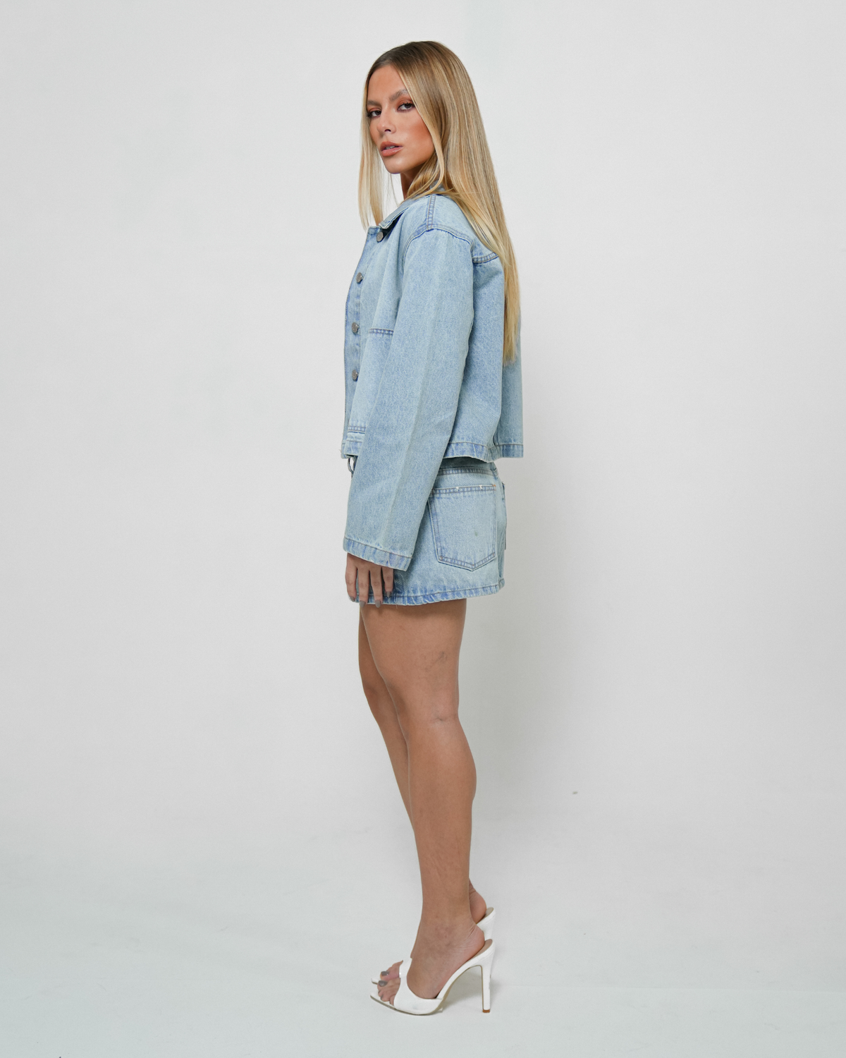 Mini Shorts Saia Jeans Dirty