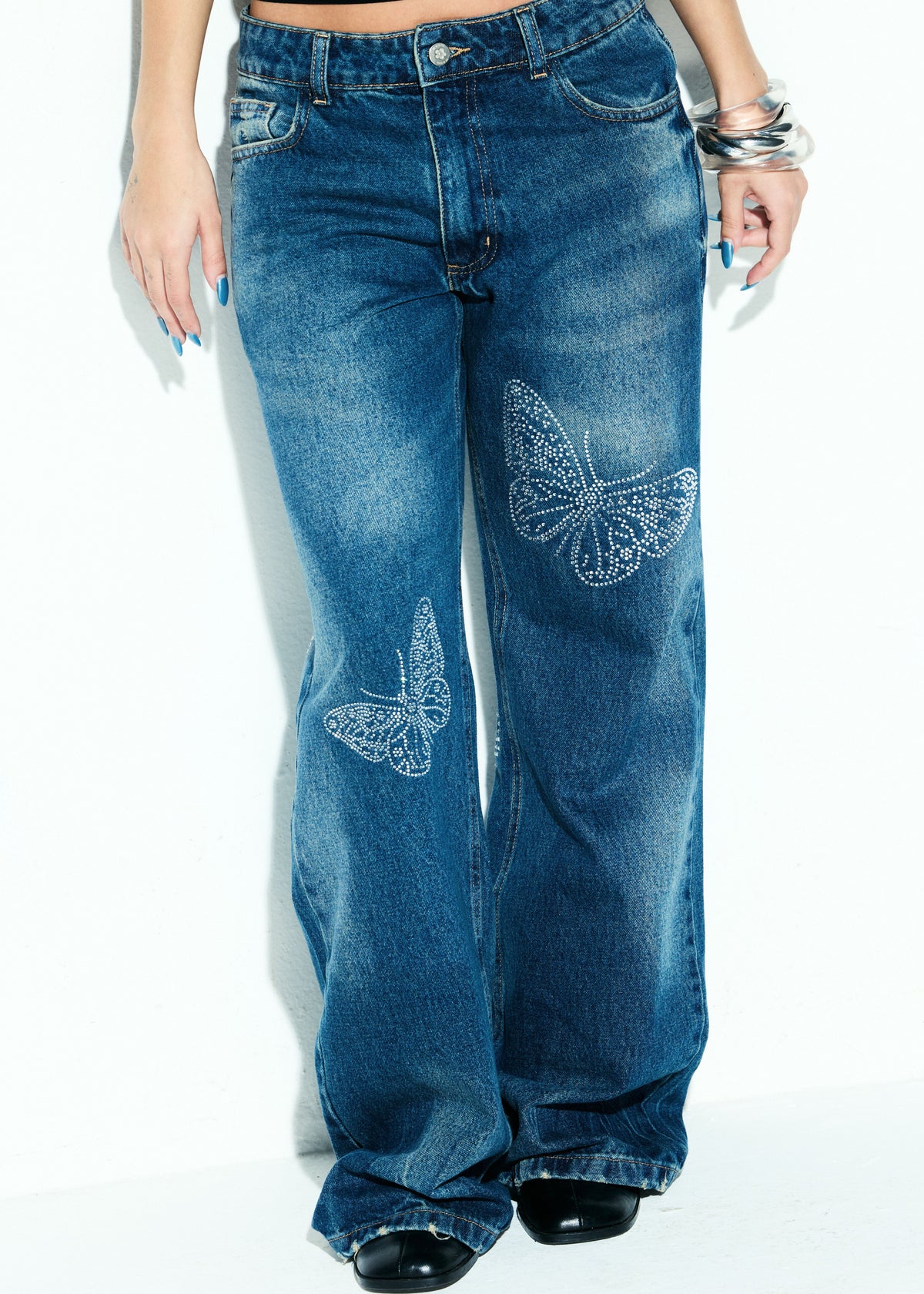 Calça Jeans Mystic Butterfly
