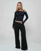 Calça Jeans Mystic Preto