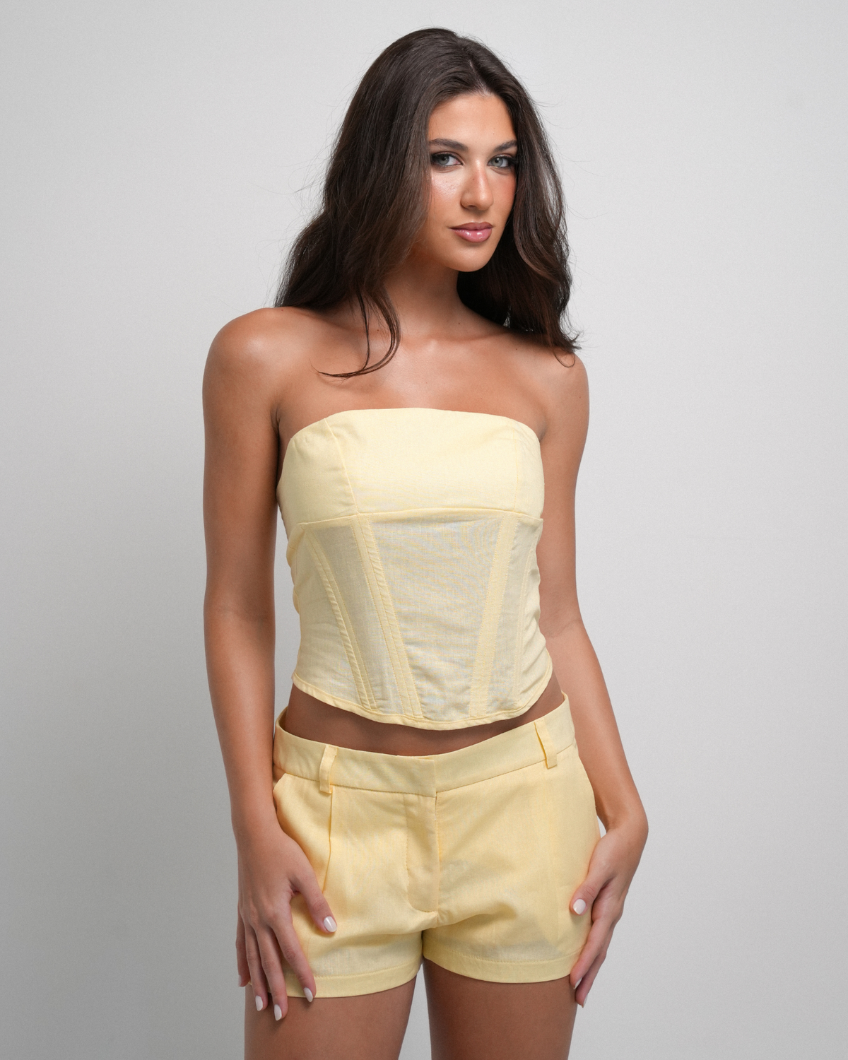 Mini Shorts Summer Linho