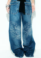 Calça Jeans Mystic Butterfly