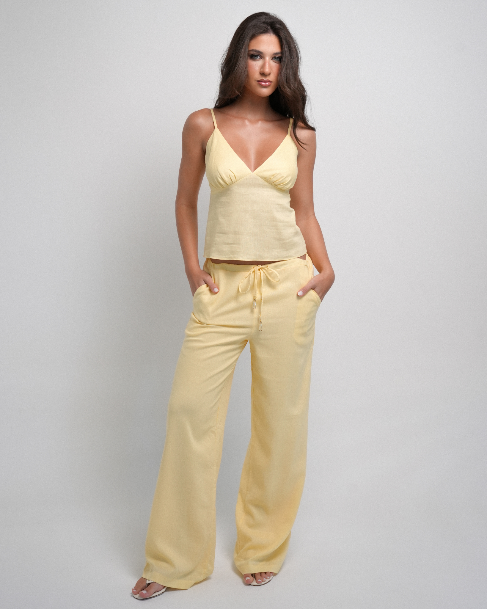 Bata Summer Linho Com Echarpe