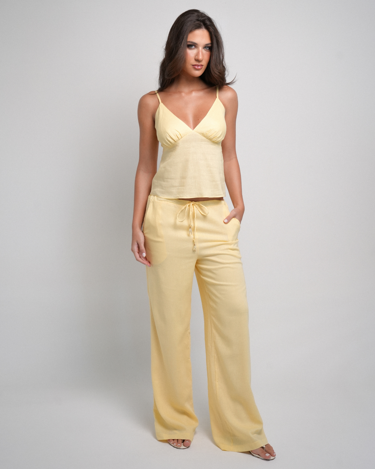 Calça Pantalona Summer Linho