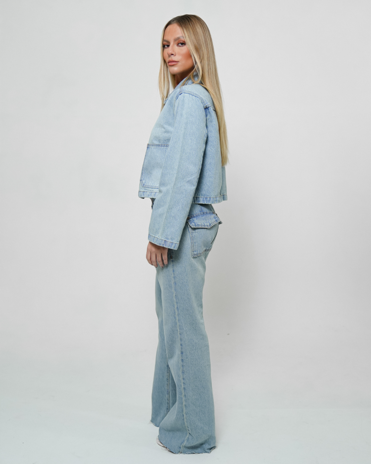 Jaqueta Boxy Jeans Dirty