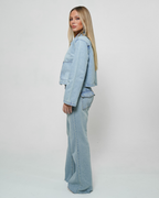 Jaqueta Boxy Jeans Dirty
