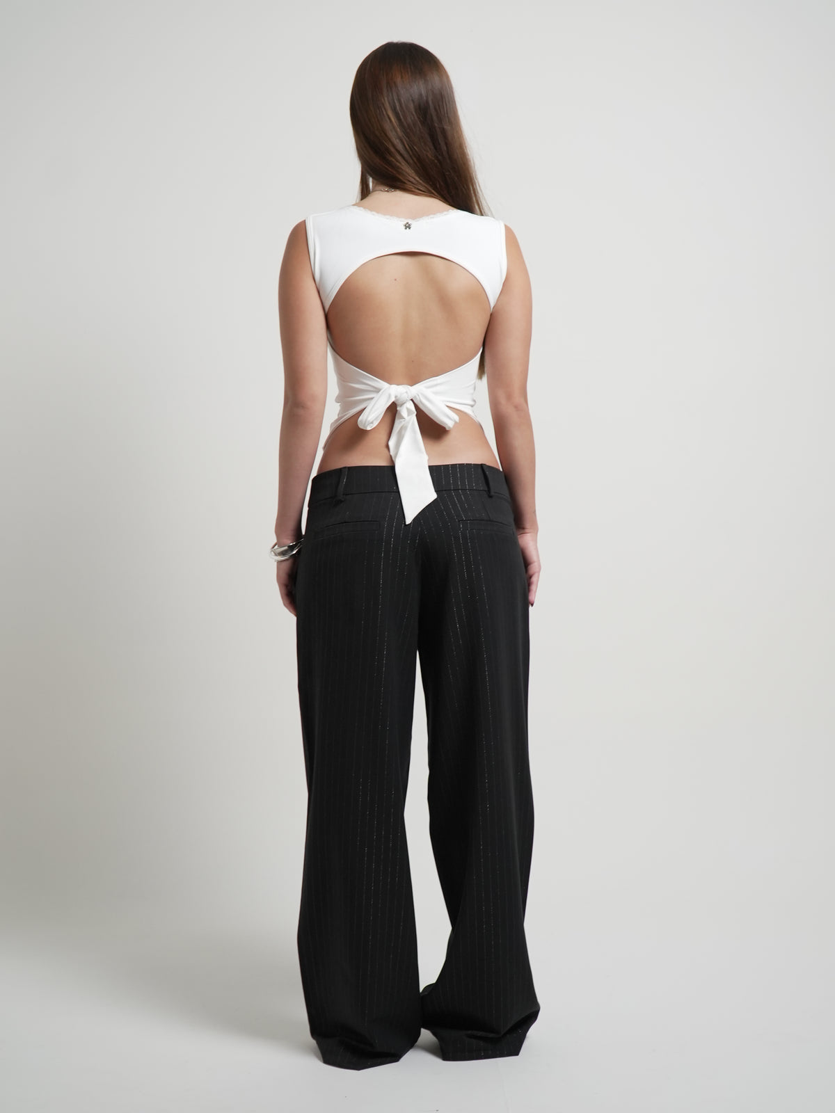 Calça Bella Risca de Giz