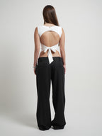 Calça Bella Risca de Giz