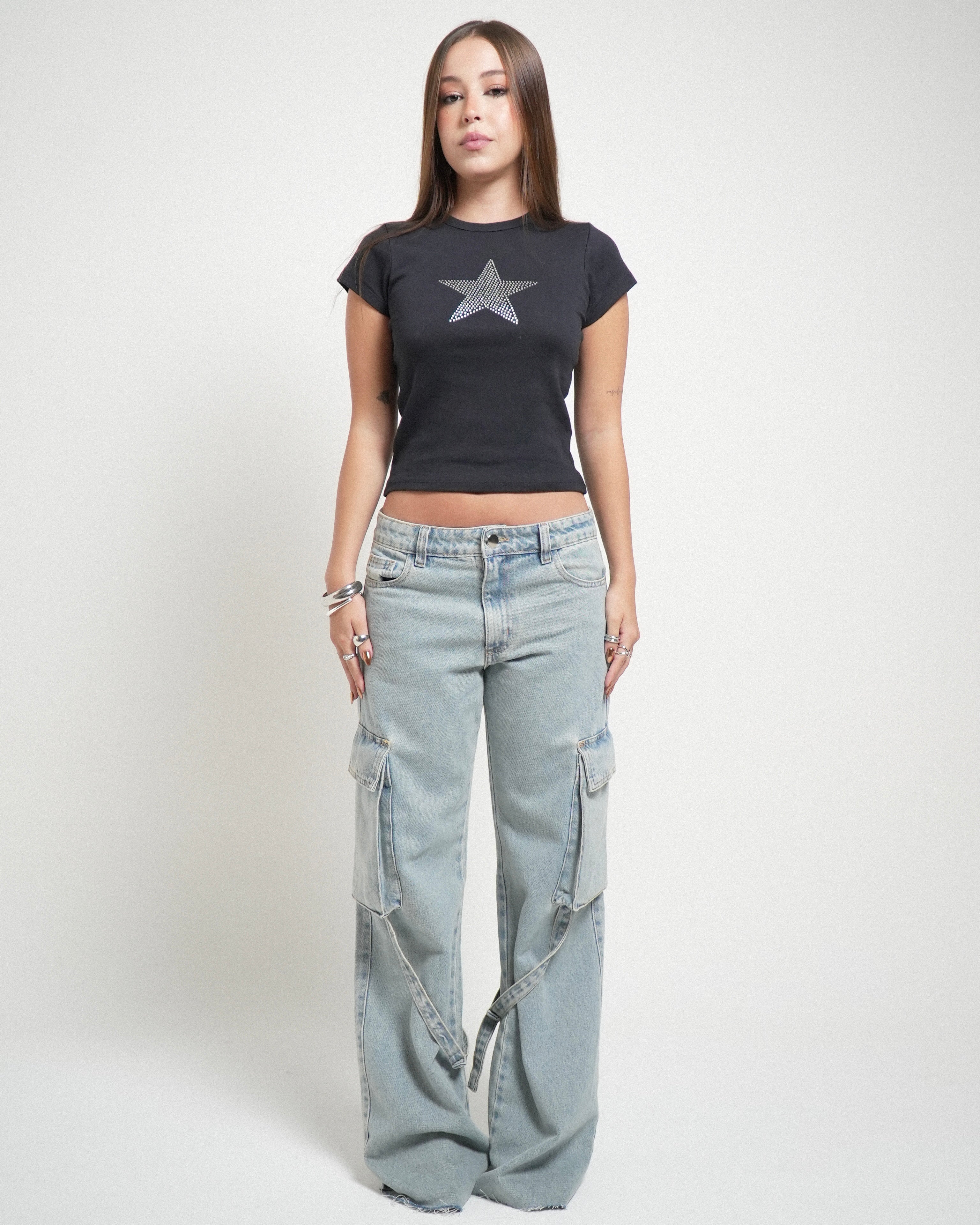 Blusa Baby Tee Star